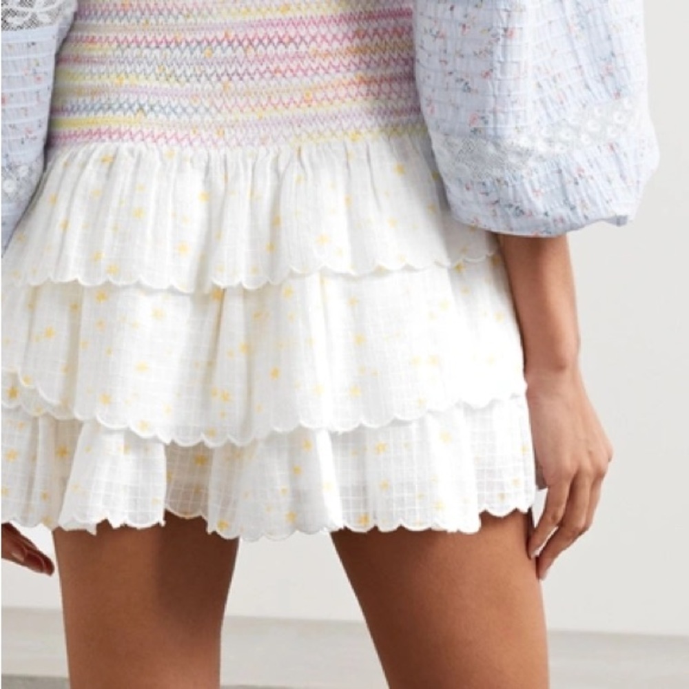 LOVESHACKFANCY DAFFODIL SKIRT